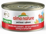 Almo Nature Kip met Garnalen 70gr