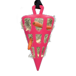 Hay slowfeeder Fun&Flex wortel roze
